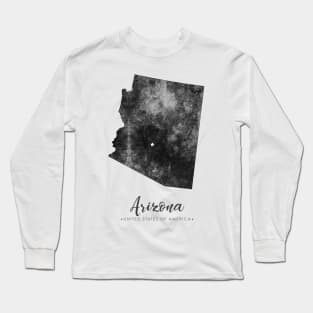 Arizona state map Long Sleeve T-Shirt